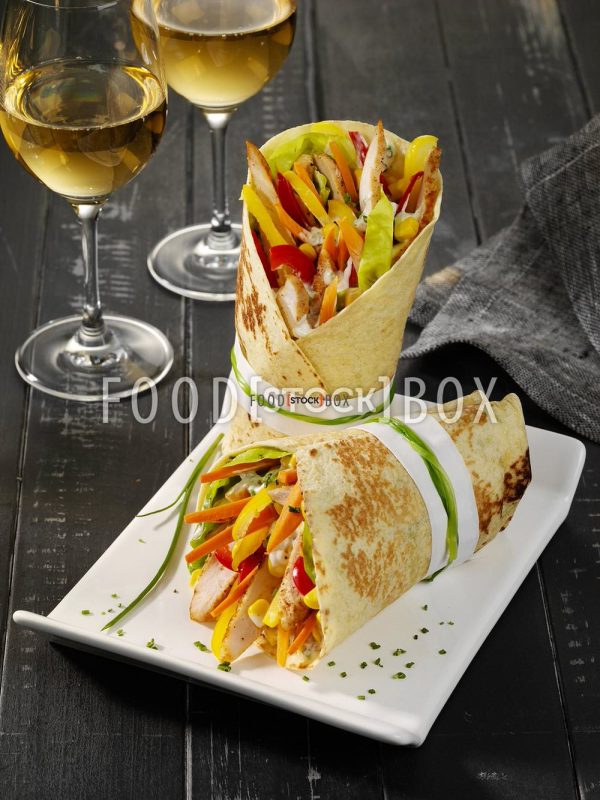 Hähnchen-Wraps zu Silvester 2