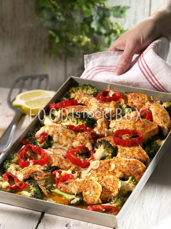 Hähnchen vom Blech