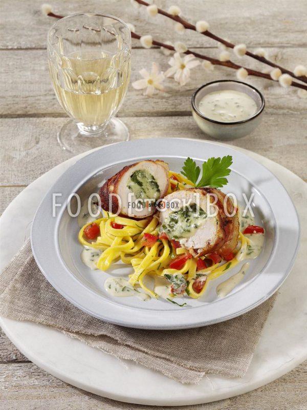 Hähnchenbrustfilet mit Bärlauch