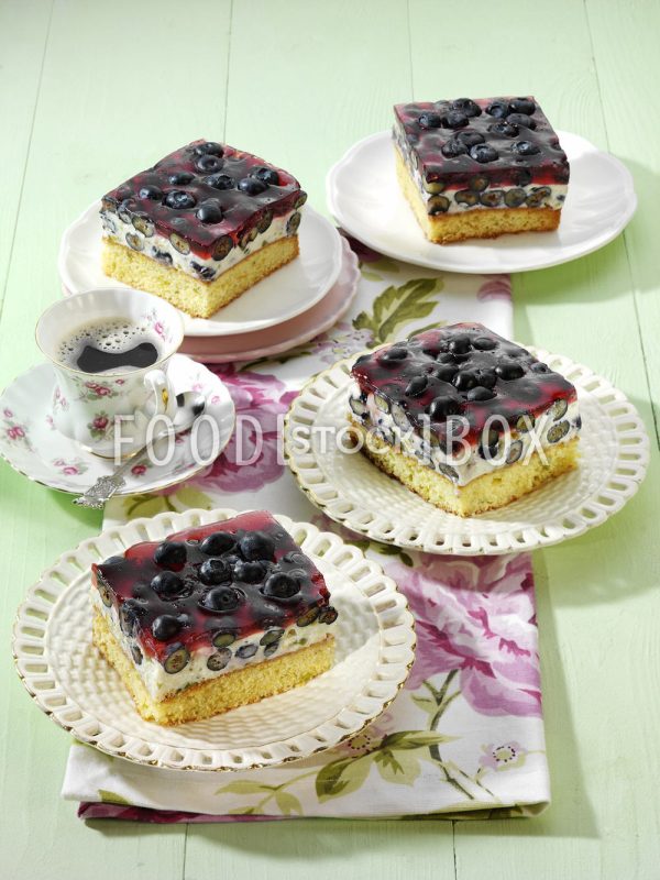 Heidelbeer-Cassata-Schnitten