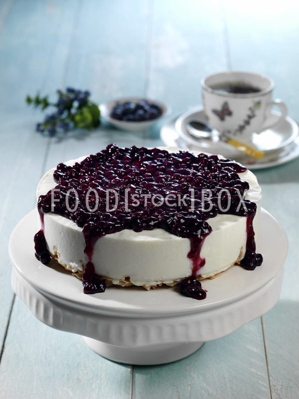 Heidelbeer-Quark-Torte