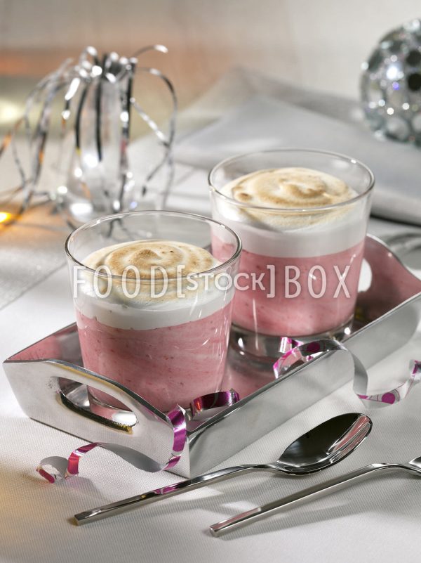 Himbeer-Baiser-Creme