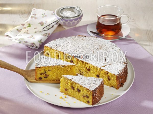 Hokkaido Kürbis Kuchen mit Schuss