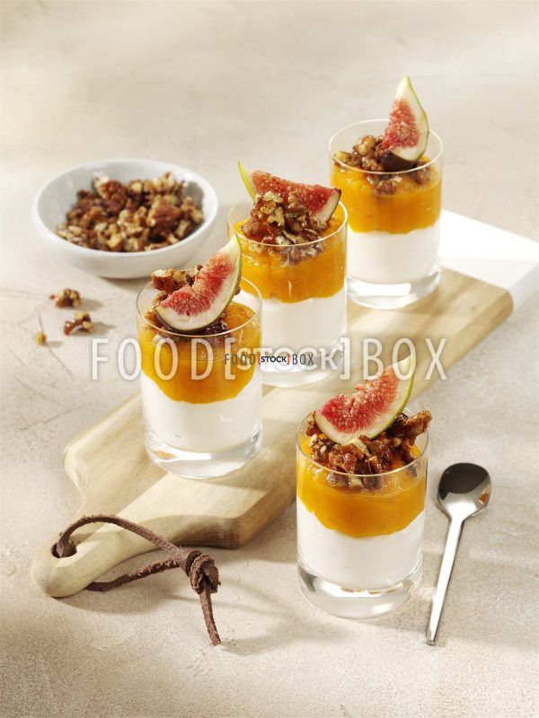 Hokkaidokürbis-Quark-Dessert
