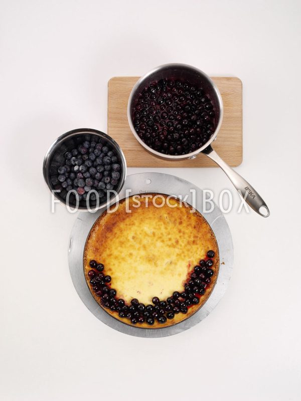 Ingwer-Cheesecake mit Blaubeeren  Step 7