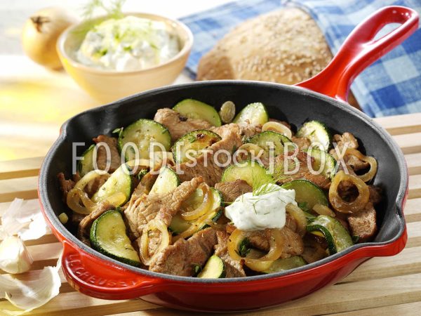 Gyros mit Zucchini