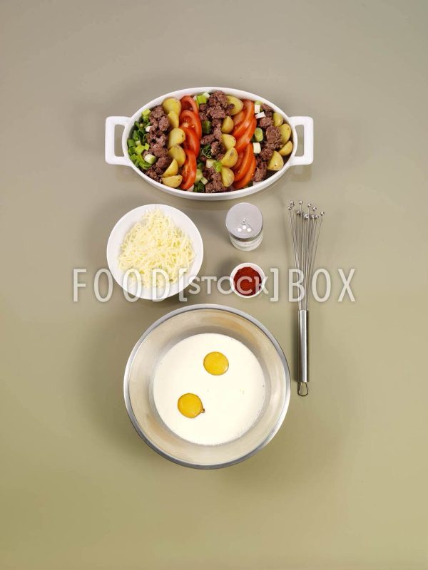 Kartoffel-Auflauf mit Hackfleisch und Tomaten Step 6