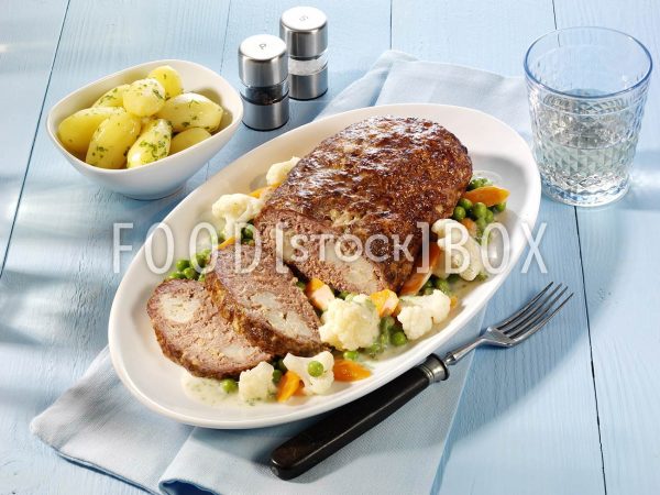 Hackbraten mit Blumenkohl 2