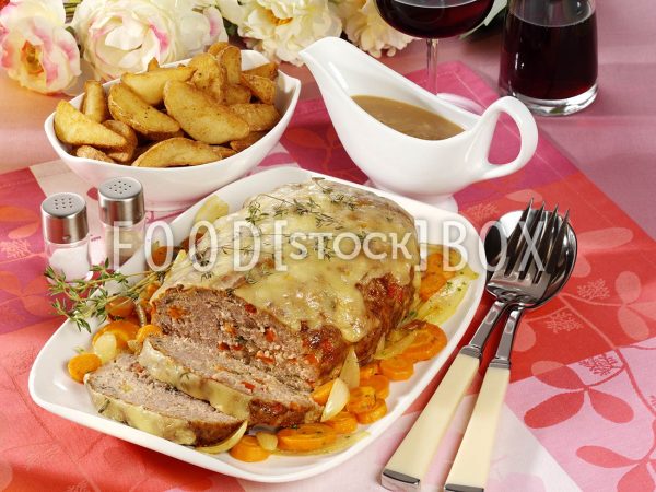 Hackbraten mit Käsekruste 2
