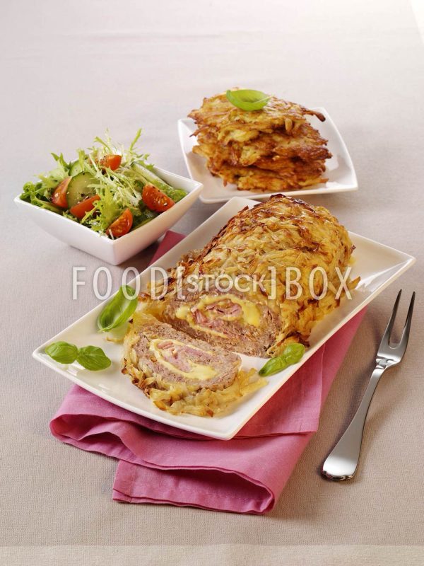 Hackbraten mit Rösti-Kruste