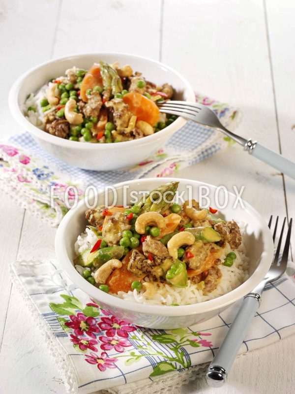 Hackfleisch-Curry