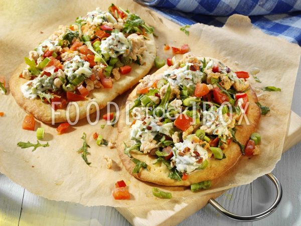 Hackfleischpizza mit Paprikaschote