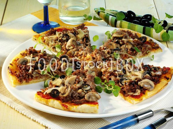 Hackfleischpizza