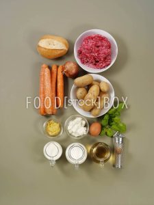 Hackrolle mit Gemüse Step 1