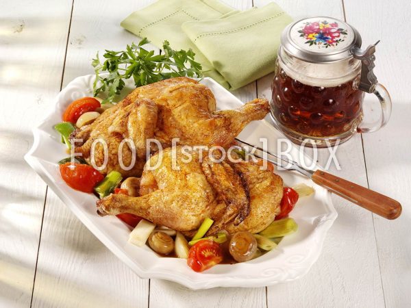 Hähnchen in Bier
