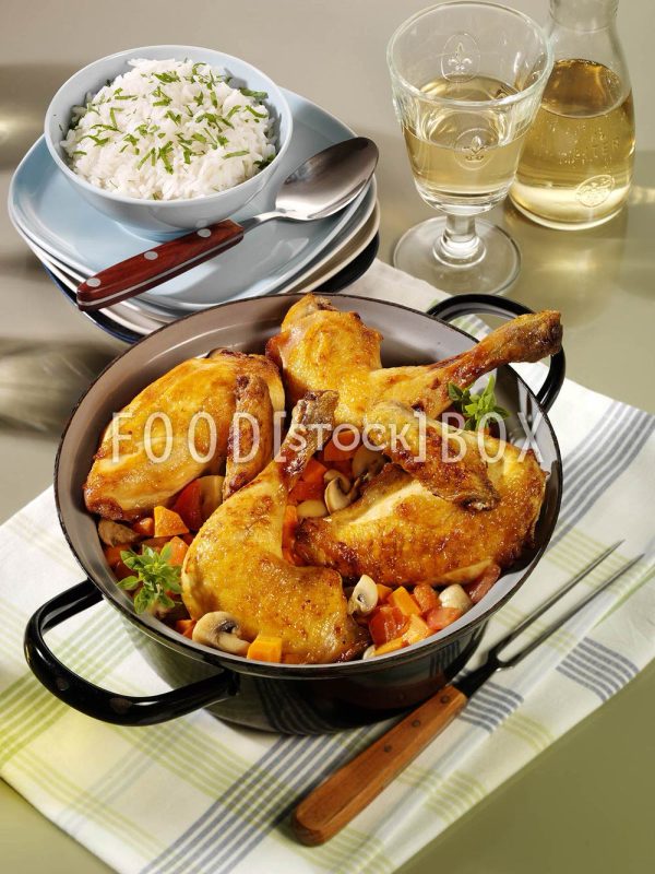 Hähnchen im Topf