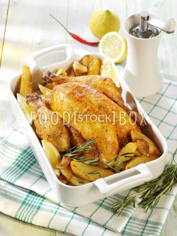 Hähnchen mit Zitronenfüllung 1