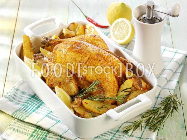 Hähnchen mit Zitronenfüllung 2