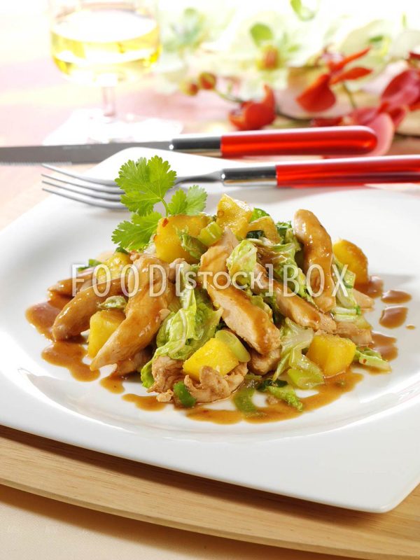 Hähnchen mit Ingwer