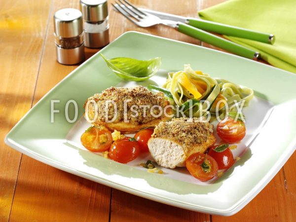 Hähnchentopf mit Senfkruste