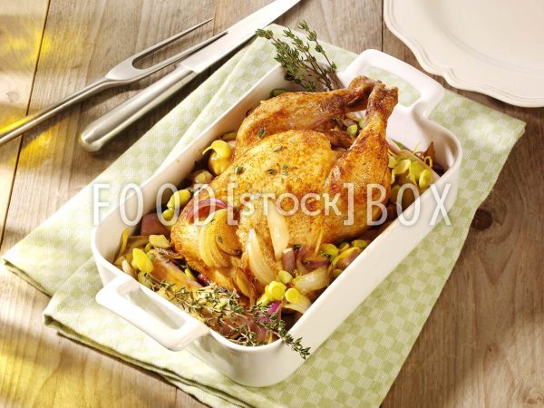 Hähnchenschmorbraten mit Zwiebeln 2