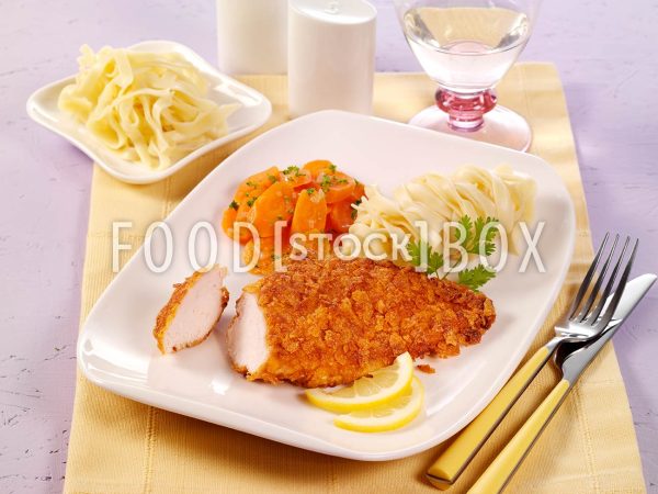 Hähnchenbrustfilet im Cornflakes-Mantel