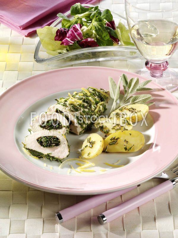 Hähnchenbrustfilet mit Kräuterfüllung 2