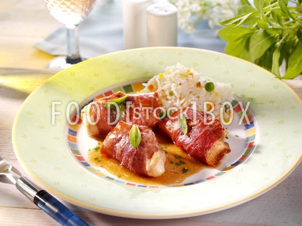 Schnelle Hähnchensaltimbocca in Marsala-Sauce