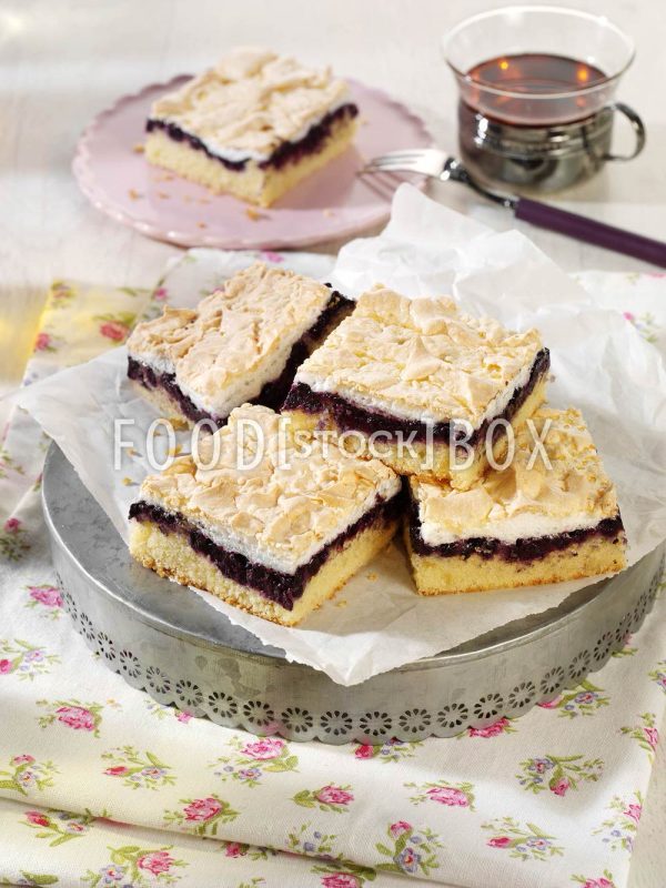 Heidelbeer-Baiser-Kuchen
