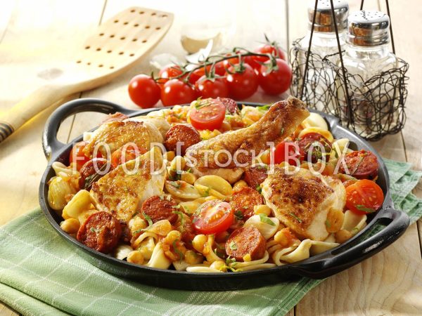 Hühnchen mit Chorizo