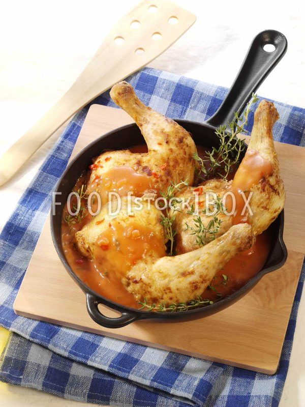 Hühnchen in Weinsauce (Glutenfrei)