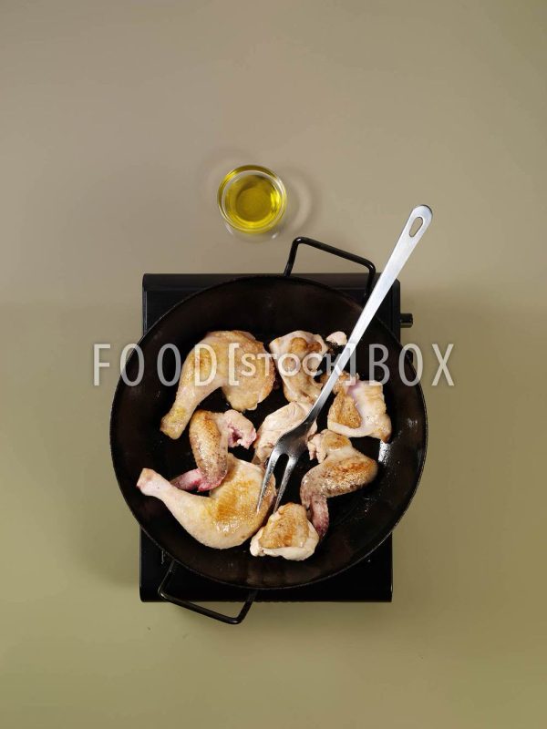 Huhn in Mandelsauce