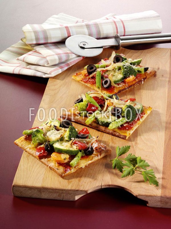 Italienische Gemüsepizza