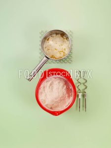 Käsekuchen mit Öpfel und Streusel Step2