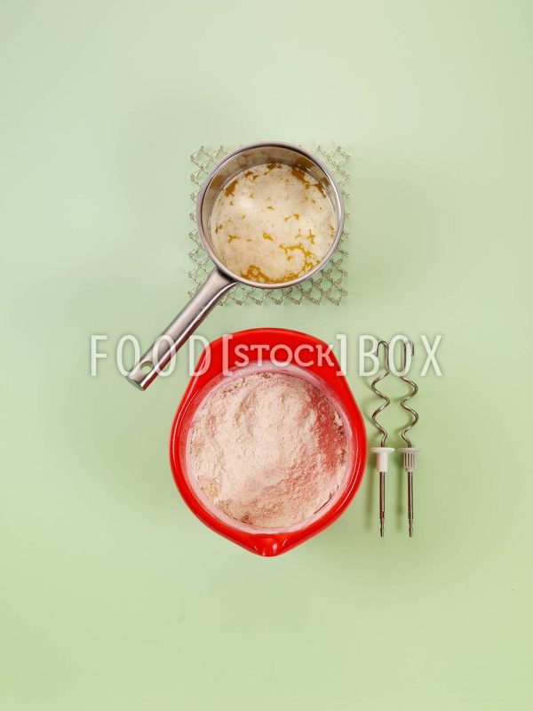 Käsekuchen mit Öpfel und Streusel Step2