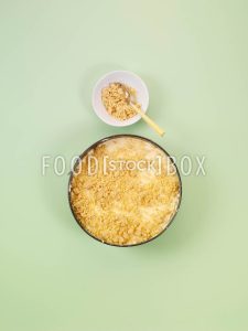 Käsekuchen mit Öpfel und Streusel Step6