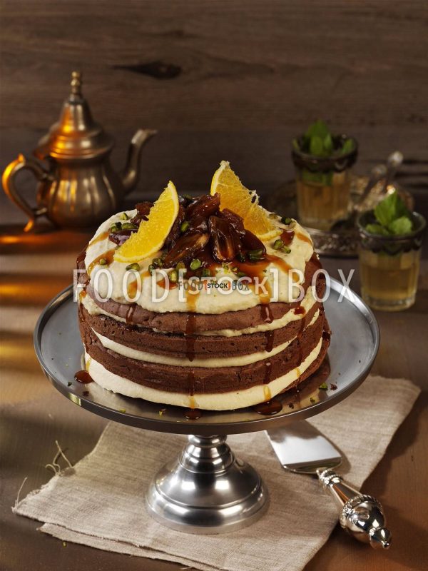 Kaffee-Haselnuss-Schichtkuchen