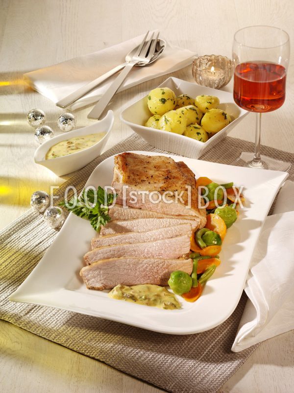 Kalbsbrust mit Pilz-Bearnaise