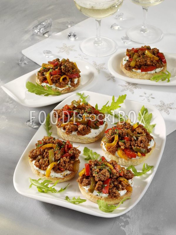 Kalte Mini-Pizzen