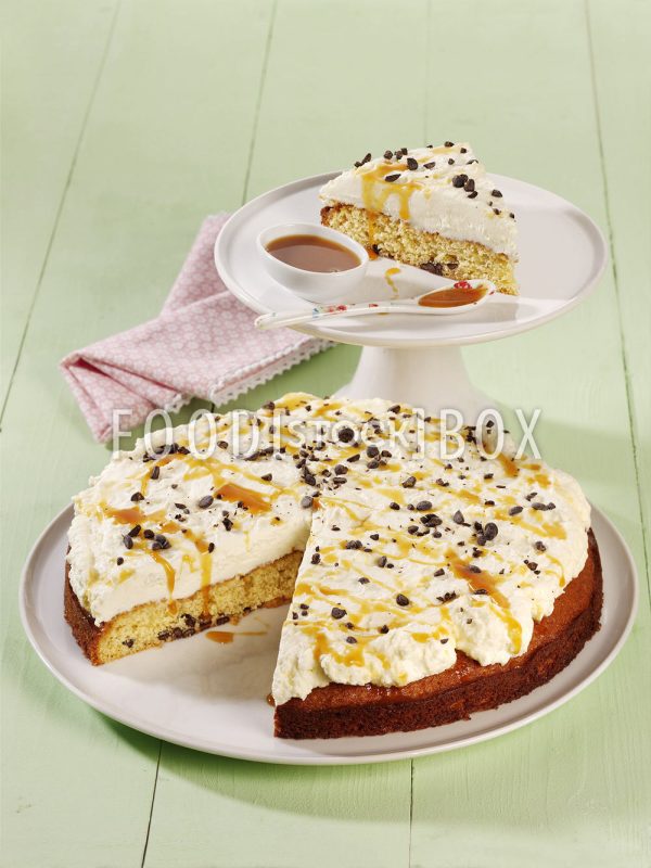 Karamell-Frischkäse-Torte