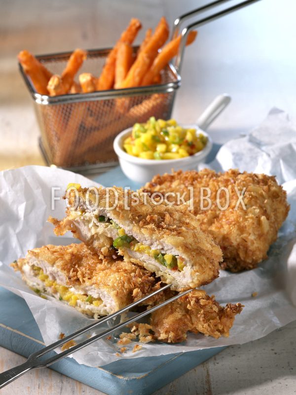 Karibisches Hähnchenschnitzel