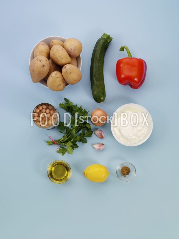 Kartoffelsalat mit Gemüse Step 1
