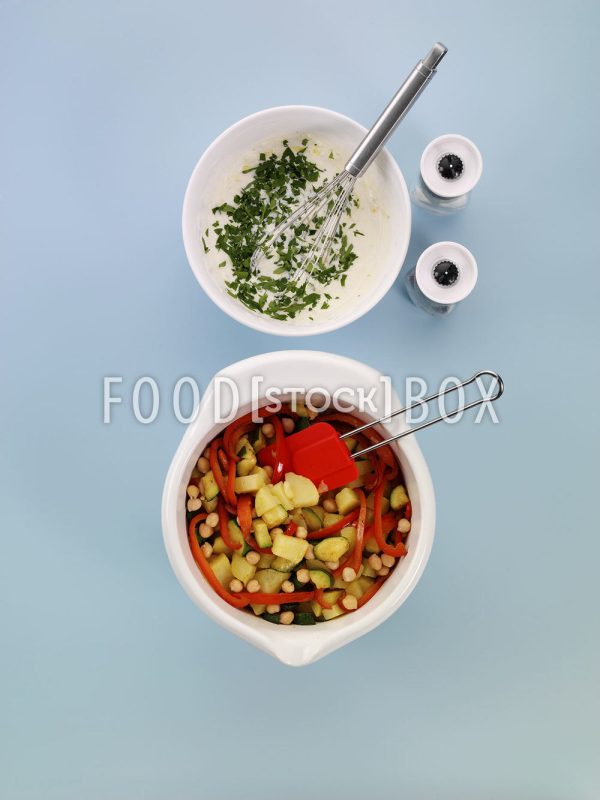 Kartoffelsalat mit Gemüse Step 6