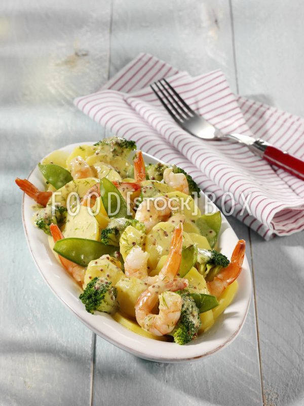 Kartoffel-Garnelen-Salat