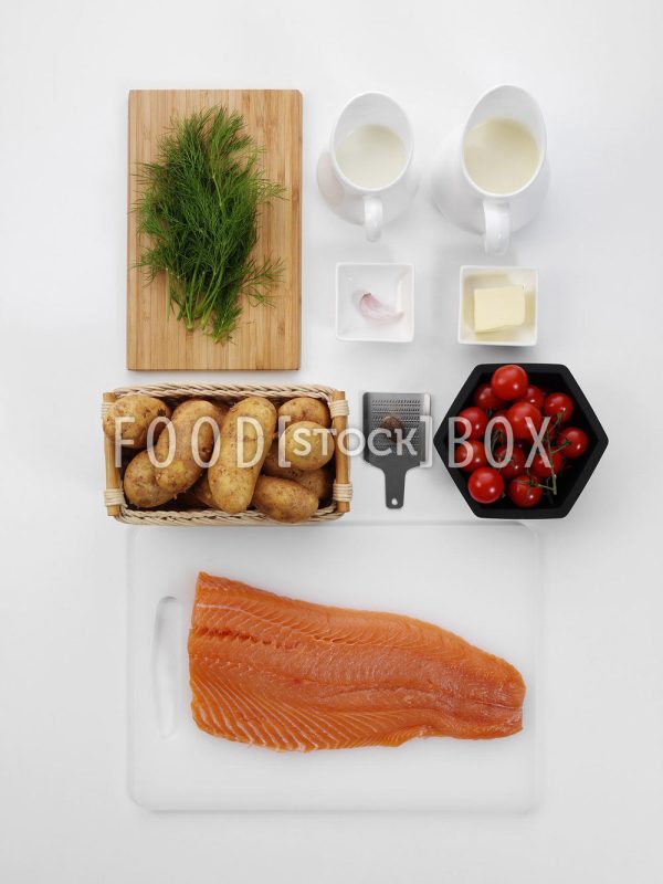 Kartoffel-Lachs-Gratin Step 1