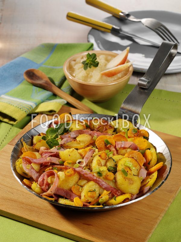 Kartoffel-Schinken-Gröstl