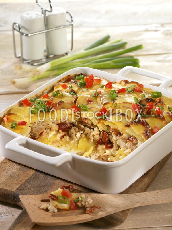 Kartoffelauflauf mit Pute 3