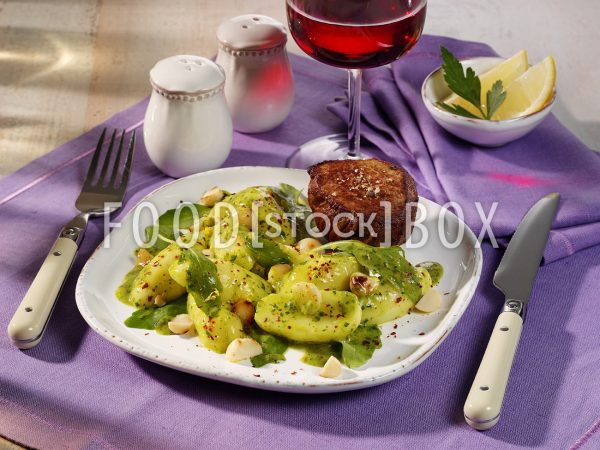 Kartoffelsalat mit Macadamia-Dressing