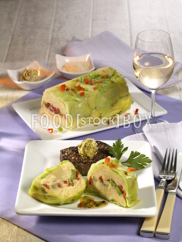 Kartoffelterrine mit Hüftsteak