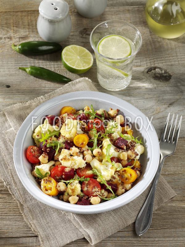 Kichererbsensalat mit roter Bete 2